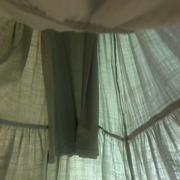 NWT Wonderly Short Sleeve MIDI Dress W/ Slip (Dewy Moss) Beautiful Dress New - Picture 4 of 7